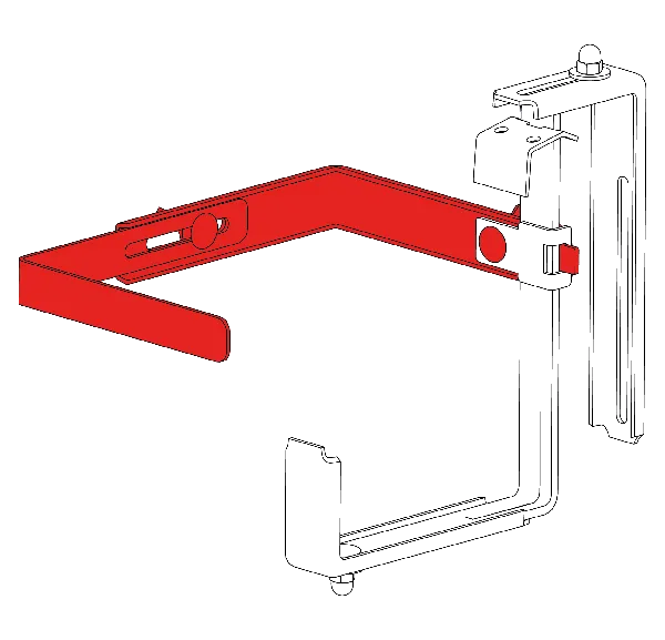 Flower box restraint KOMBI-GRIP