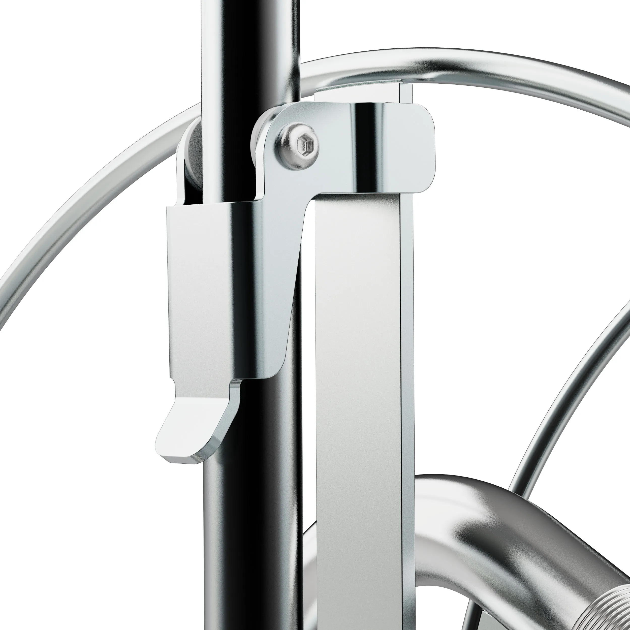 Detail of the drum lock