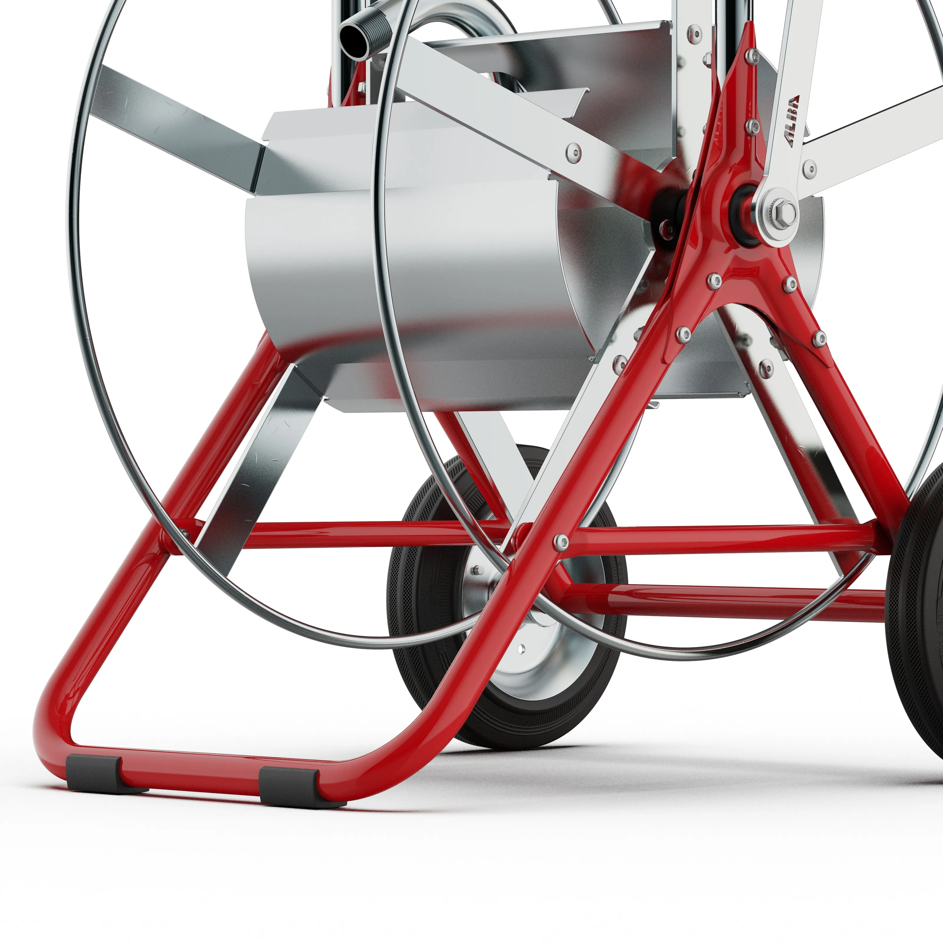 Detail of the Forever Series II frame construction with cross brace
