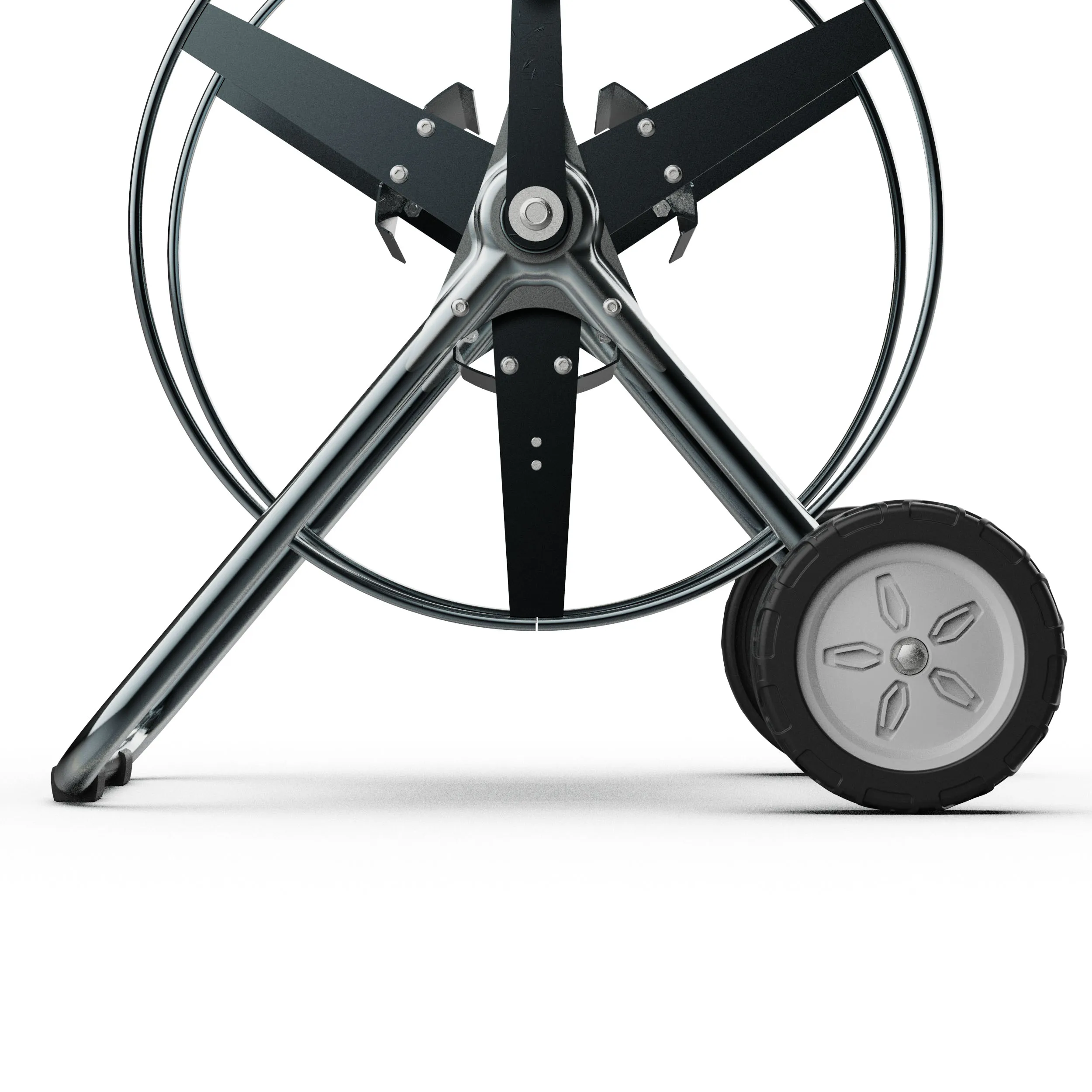Detail of the frame stability with anti-slip feet