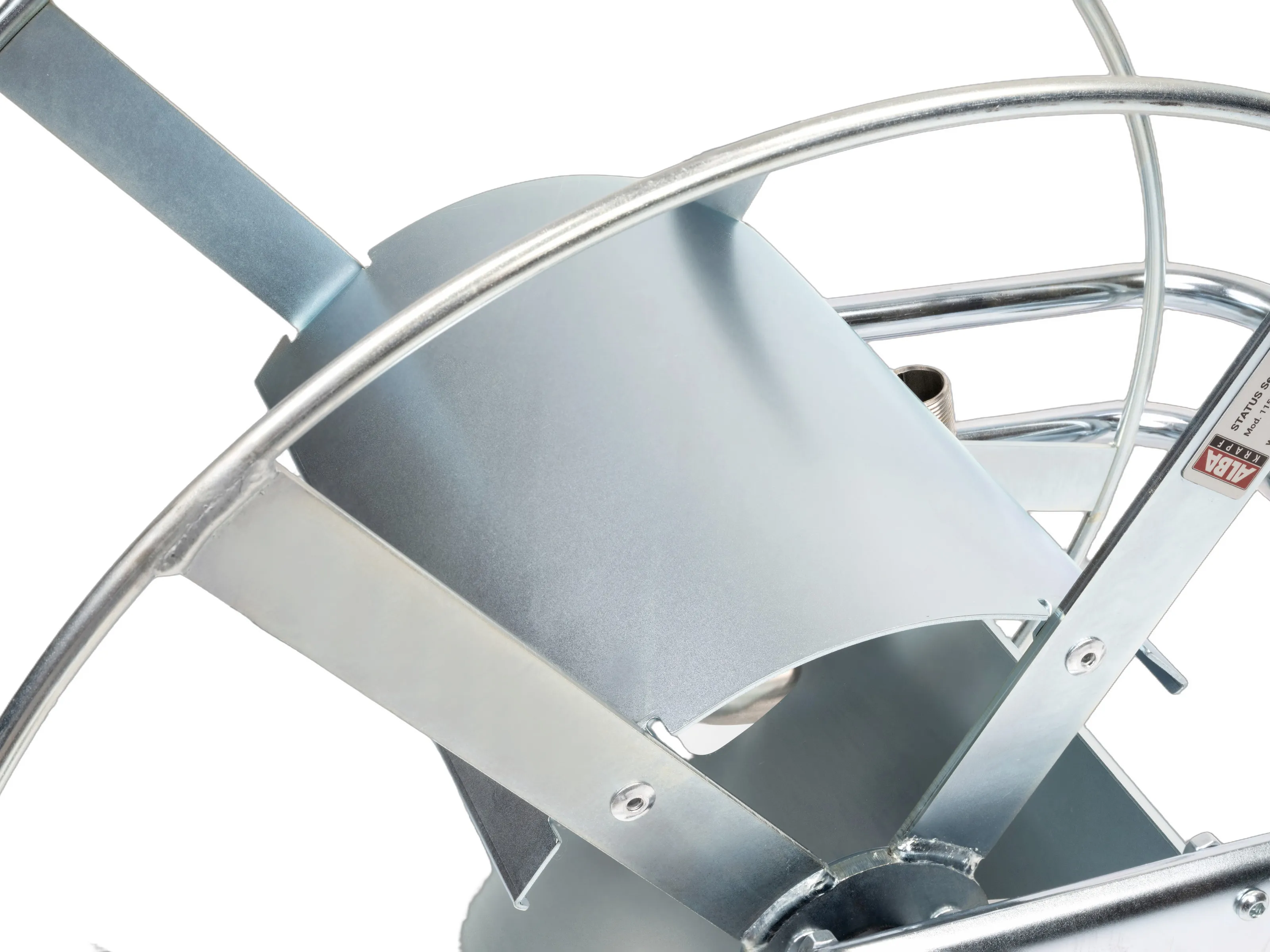 Continuous drum plate on the drum
