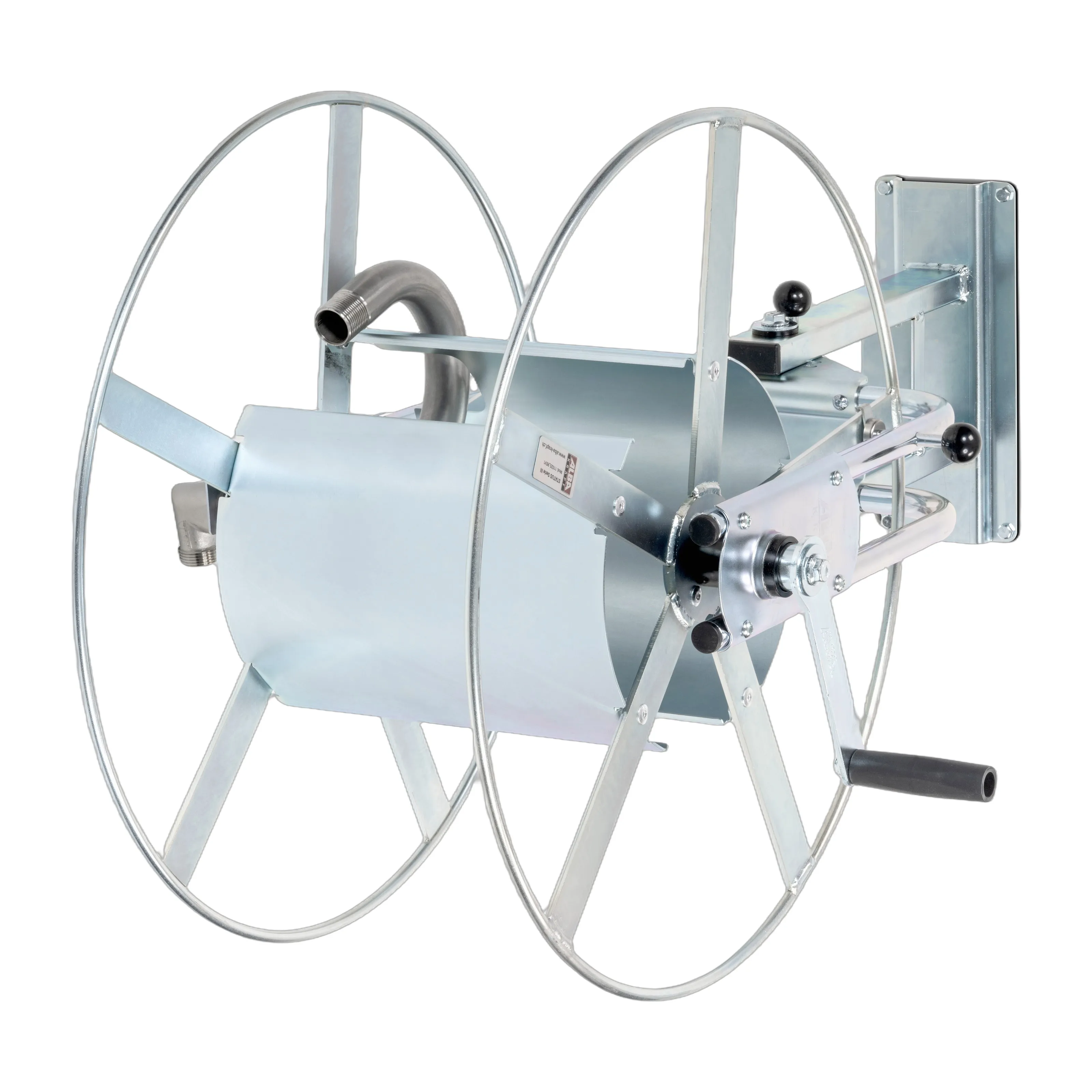 Status Series III wall-mounted reel, studio view
