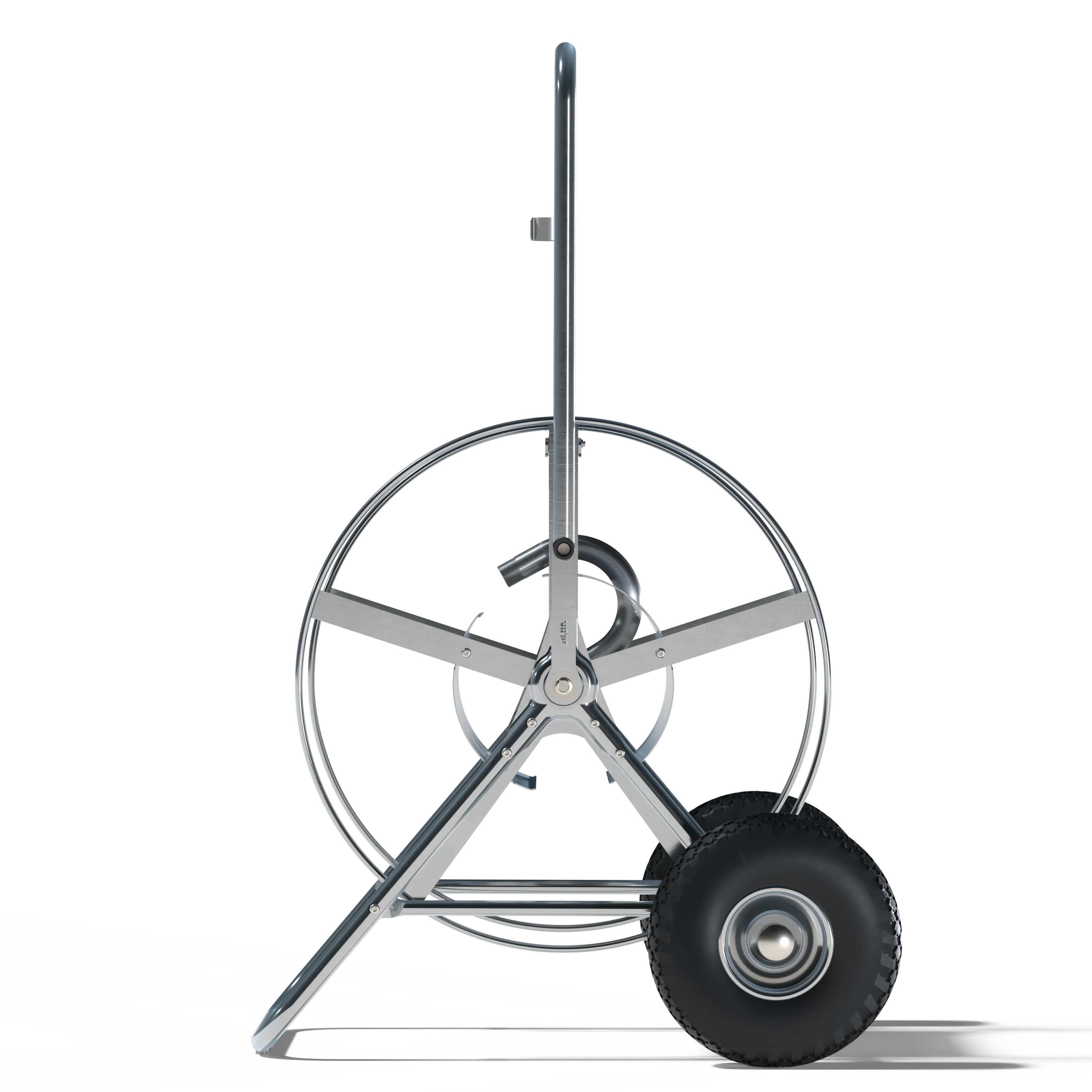 Star Series II HD hose cart, side view